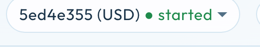 Trader picker: 5ed4e355 (USD) started