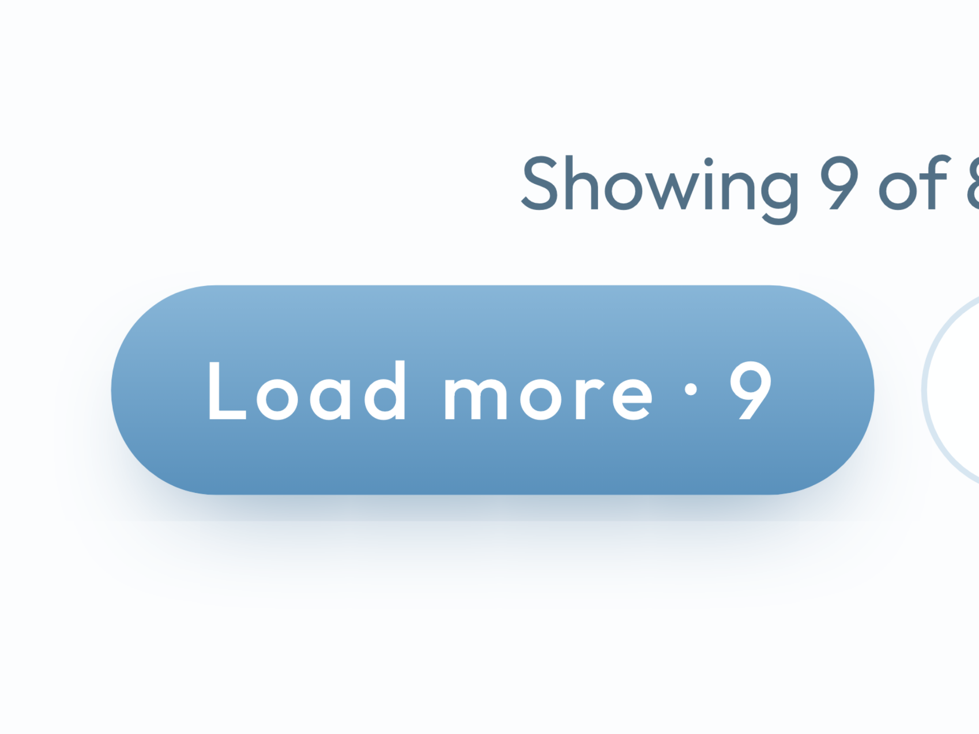 Credit History met Load more-knop