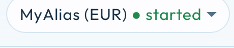 Traderkiezer: MyAlias (EUR) started